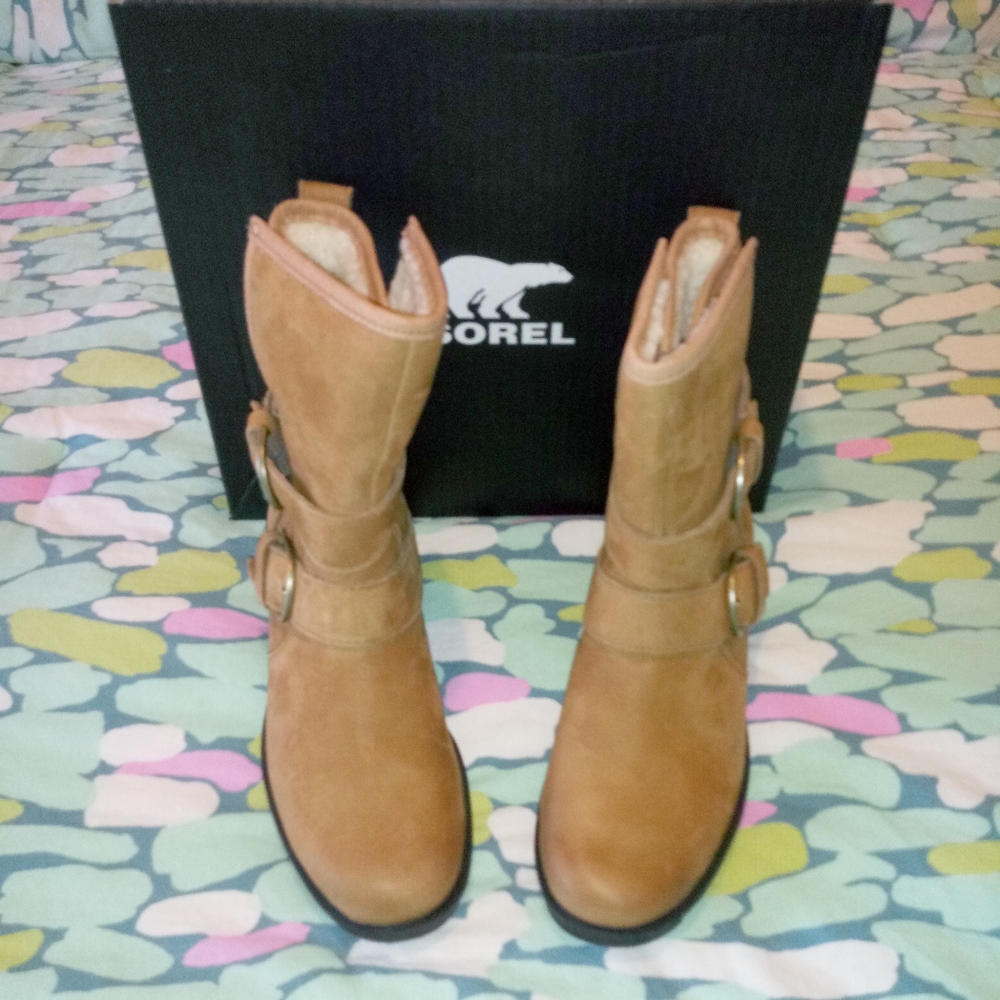 Sorel Phoenix Moto Cozy Boots - Picture 2 of 13